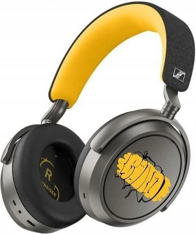 Kufje wireless Sennheiser Momentum 4, 80th Anniversary Edition, Bluetooth, të zeza/verdha