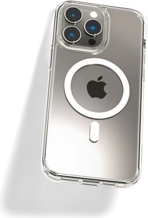Mbështjellës Spigen Ultra Hybrid Mag për iPhone 14 Pro Max, Transparent/Bardhë