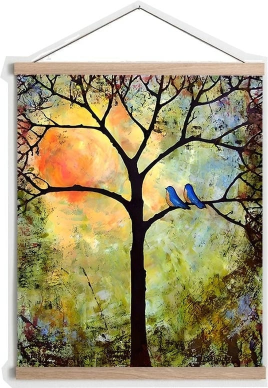 Pikturë dekorative me kornizë, shumëngjyrëshe, MRG27, 50x70cm