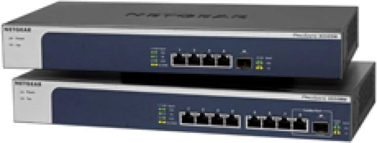 Switch, Netgear, XS505M-100EUS, 5 porta RJ-45 Multi-Gig 10G + 1x SFP+, kapacitet deri 100 Gbps