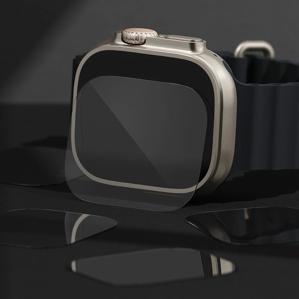 Xham i temperuar për Apple Watch Ultra 49mm, Ringke ID FC Glass, set 4 copë