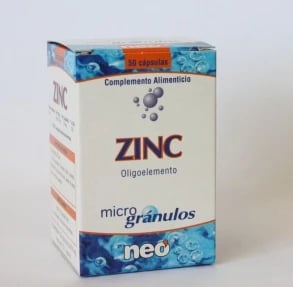 Suplement ushqimor NEO Microgranulos Zinc uniseks 50 kapsula