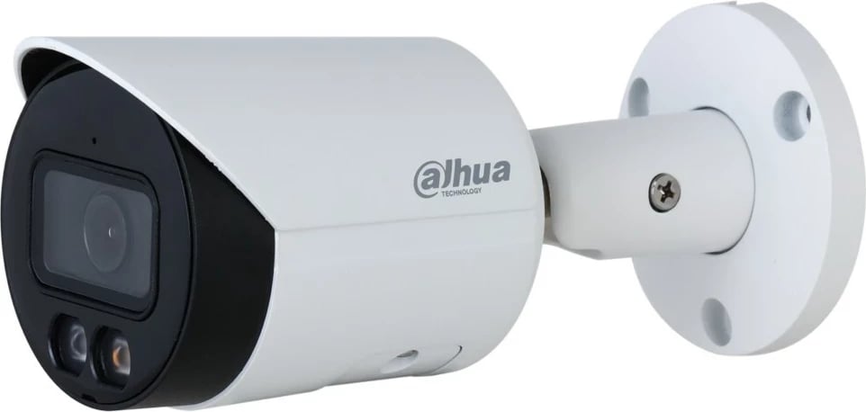 Kamerë sigurie DAHUA IPC-HFW2849S-S-IL-0280B, 4K, IP67, e bardhë