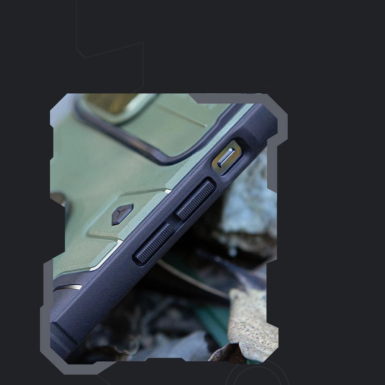 Mbështjellës Nillkin CamShield Armor Pro për iPhone 14 Plus, me mbrojtës kamere, mbajtëse unaze, i zi