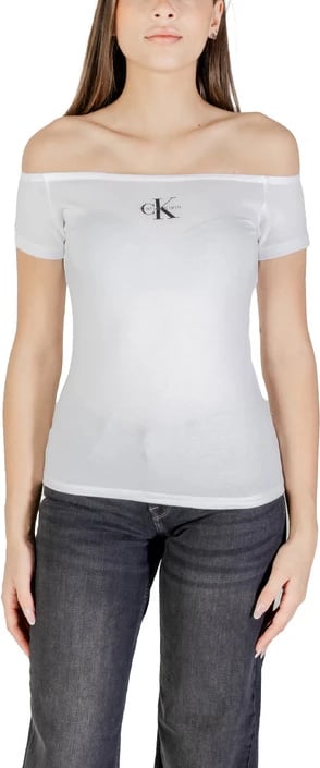 Maicë Calvin Klein Jeans femra e bardhë