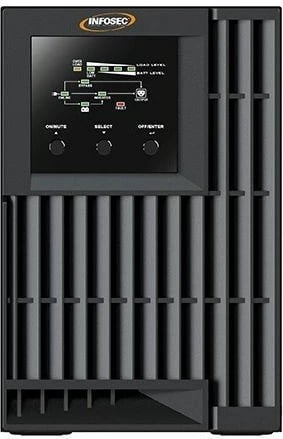 UPS Infosec E4 Value 1000, 1 kVA, 3 dalje AC, LED, 9Ah, E zezë UPS Infosec E4 Value 1000, 1 kVA, 3 dalje AC, LED, 9Ah, E zezë