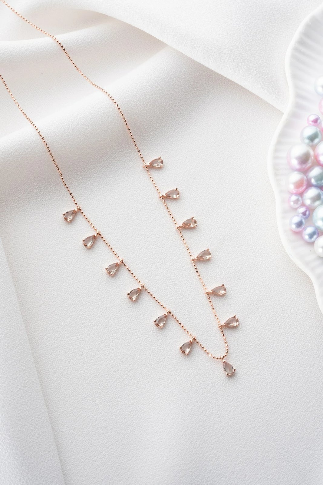 Qafore argjendi Jumeon, ngjyrë rozë ari dhe vjollcë, NRZ1090