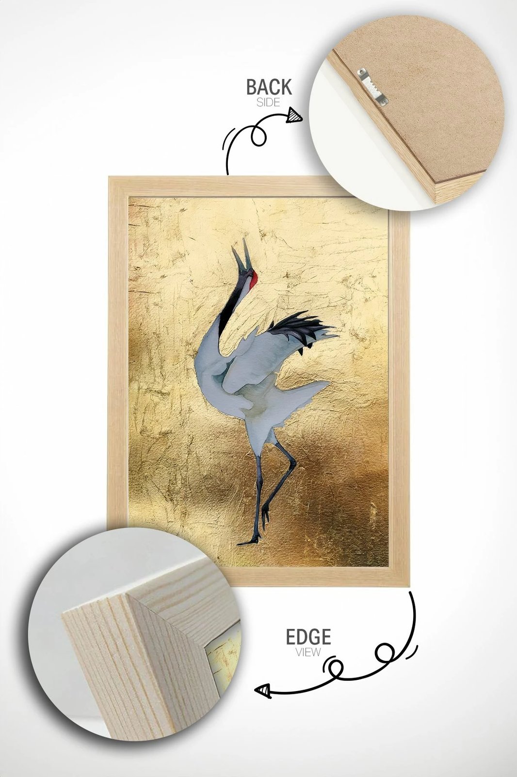 Pikturë dekorative me kornizë, Wallity, Artsrmdl15, shumëngjyrëshe, 33x48cm