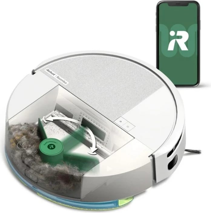 Robot pastrues iRobot Roomba Combo 205, i bardhë