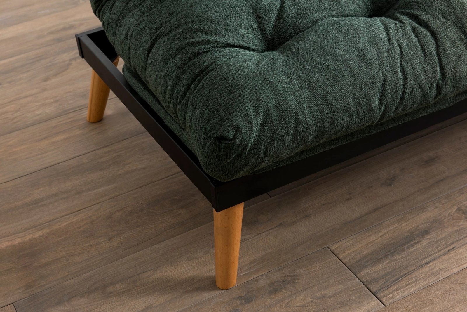 Divan-krevat treshe Atelier del Sofa, Saki, ngjyrë e gjelbër