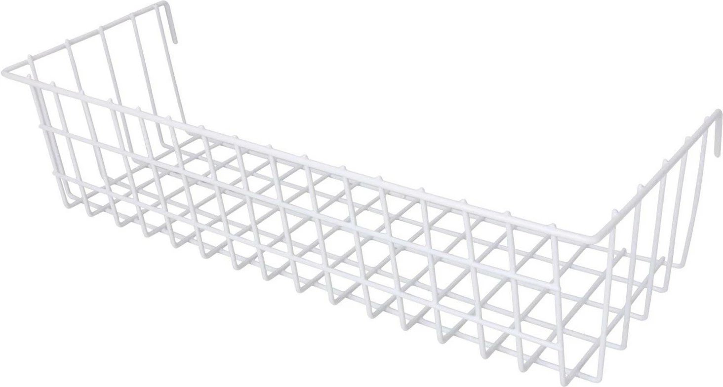 Aksesor dekorativ metalik për mur, Wallity, WR014, i bardhë, 38x13x16cm