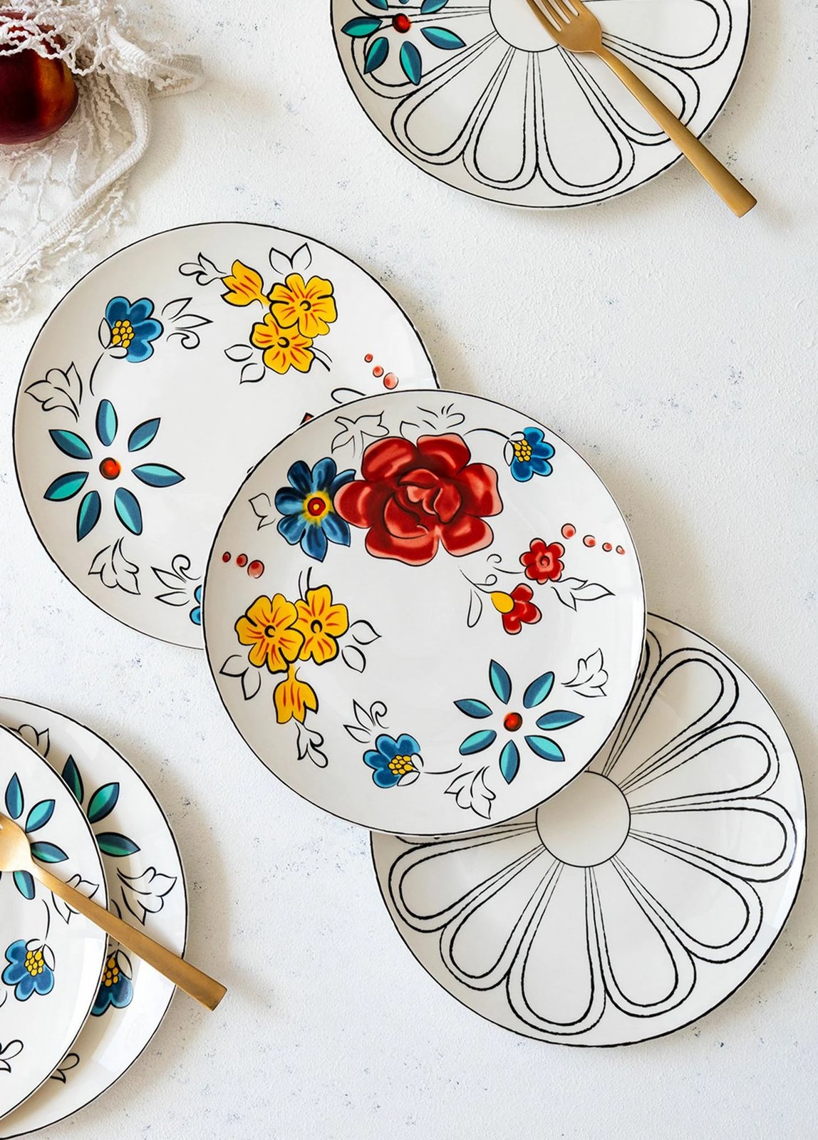 Set pjatash për ëmbëlsira (6 copë), Hermia, DNR0053