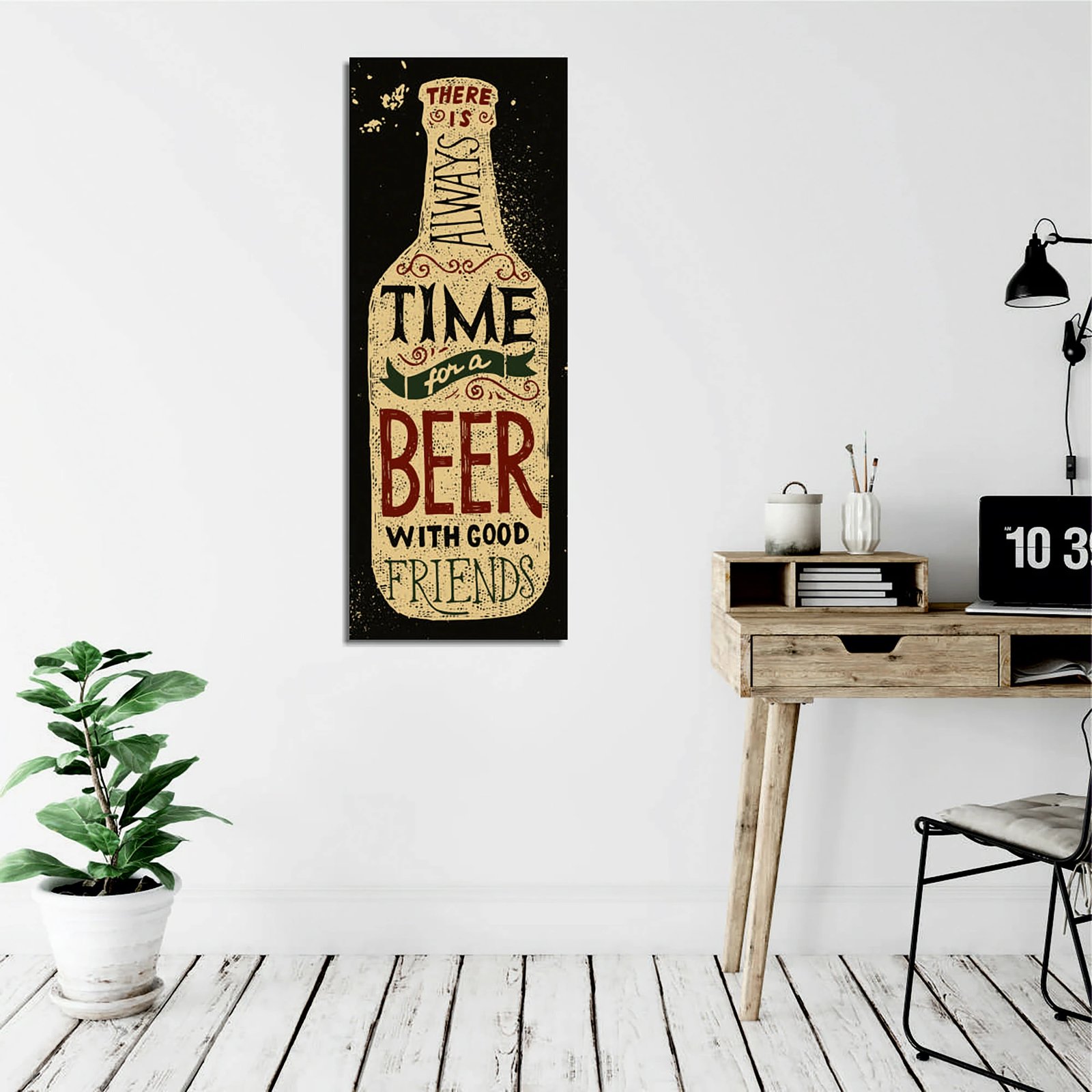 Pikturë dekorative në kanavacë, shumëngjyrëshe, PC308, 30x80cm