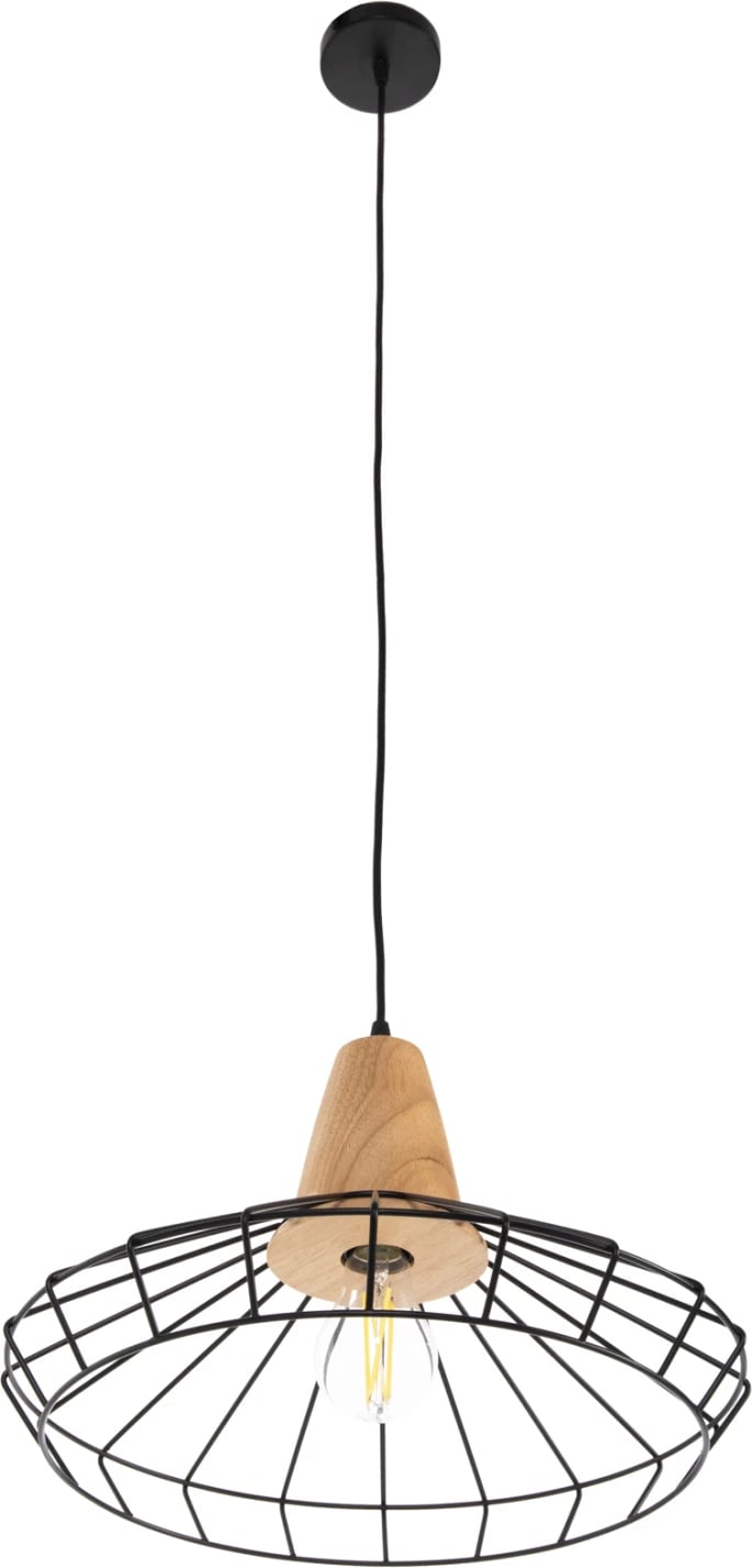 Llambë varëse tavani, metal druri, e zezë, FH4160, Φ39x117H cm Llambë varëse tavani, metal druri, e zezë, FH4160, Φ39x117H cm