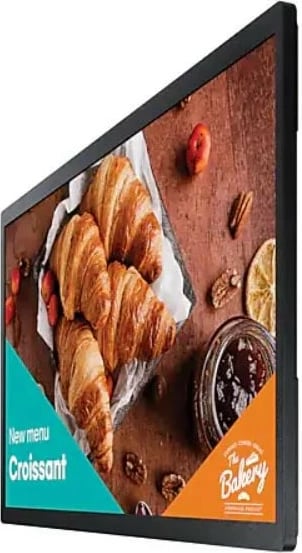 Monitor profesional Samsung QB24C, 23.8", Full HD, WiFi/BT, Mat, i zi