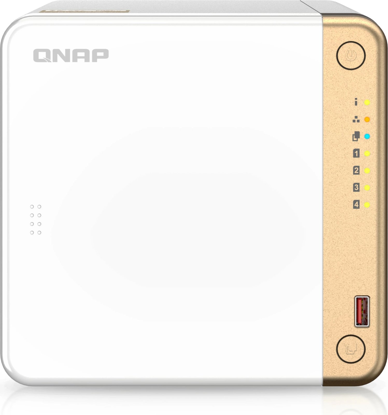 NAS QNAP TS-462-2G, Intel Celeron N4505, 2.5GbE, 2GB RAM, bardhë