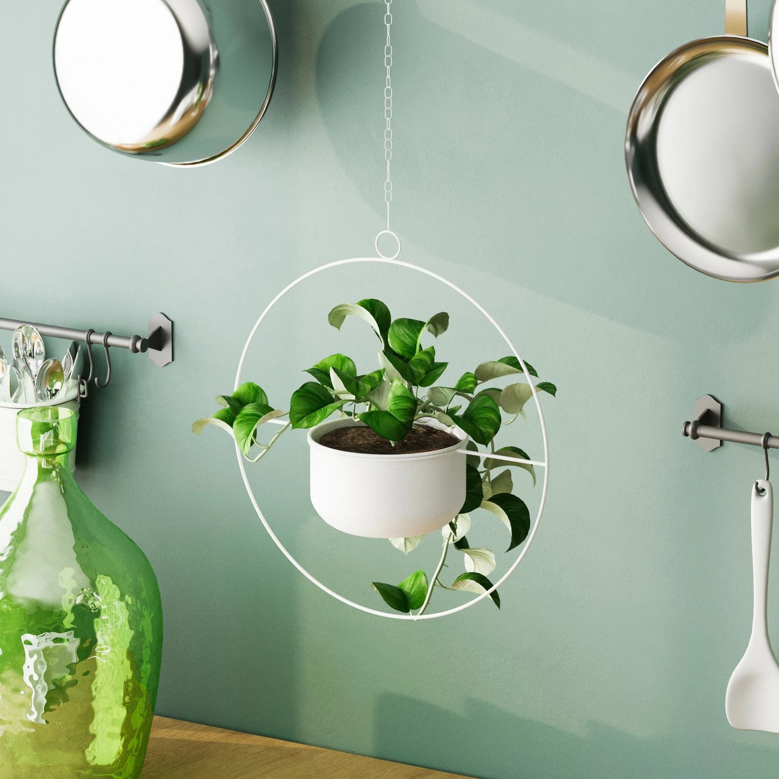 Vazo dekorative varëse, dizajn Aberto, e bardhë, Payanda