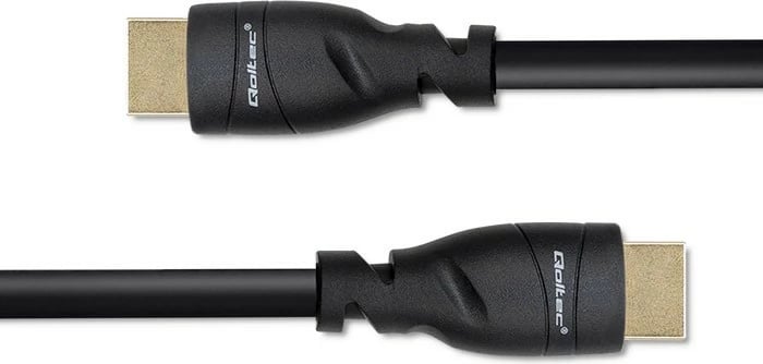 Kabllo HDMI Qoltec 50353, Ultra High Speed 2.1, 5m, E zezë