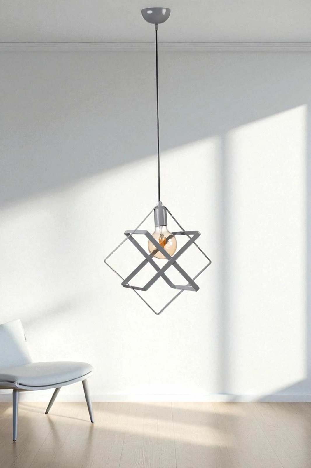 Llambë tavani Opviq, gri, 9034-3