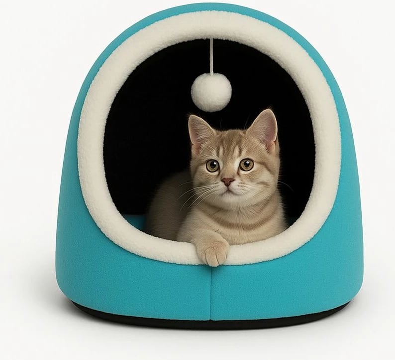 Shtrat për mace Alaska, ngjyrë kaltër, Paws & Whiskers