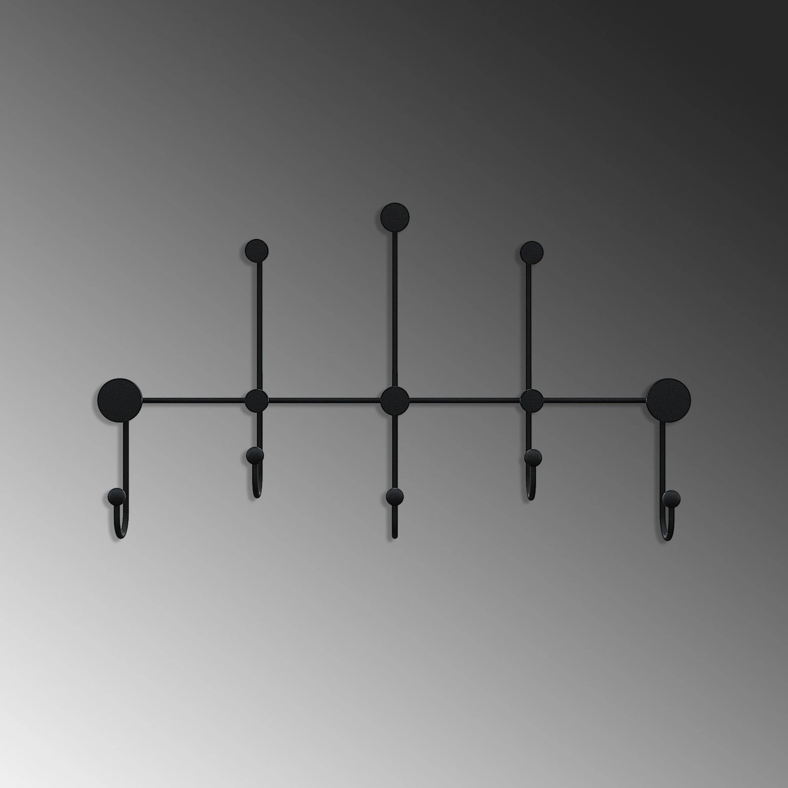 Varëse muri metalike Wallity, Iyon, e zezë