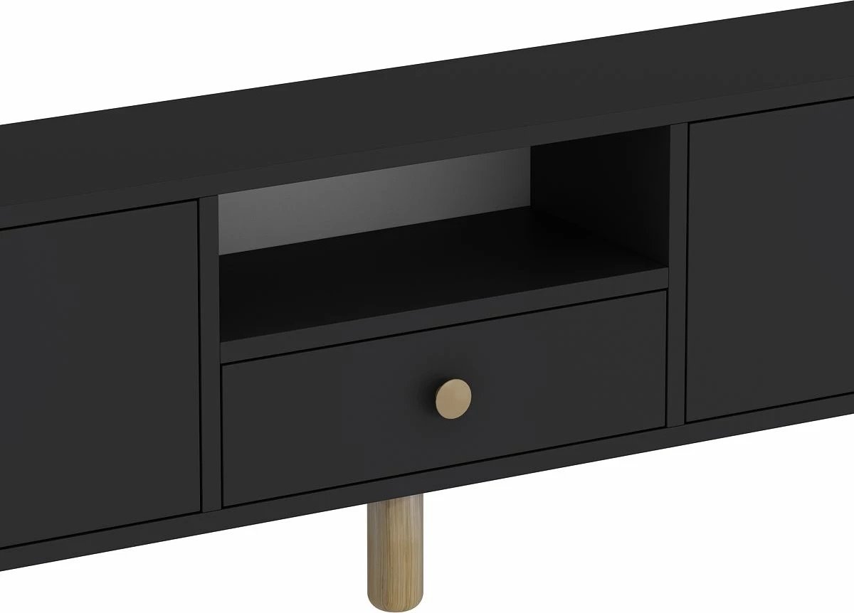 Komodë TV Skye Decor, anthracite, sapphire oak, 1310-DROP-1