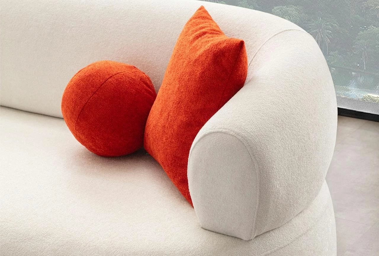 Këndare Roma, e bardhë, Atelier del Sofa, majtas