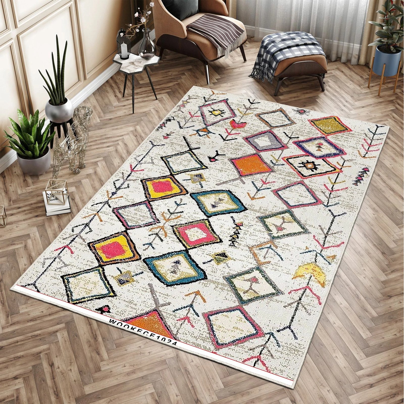 Qilim shumëngjyrësh Conceptum Hypnose, 80x120cm, W1024