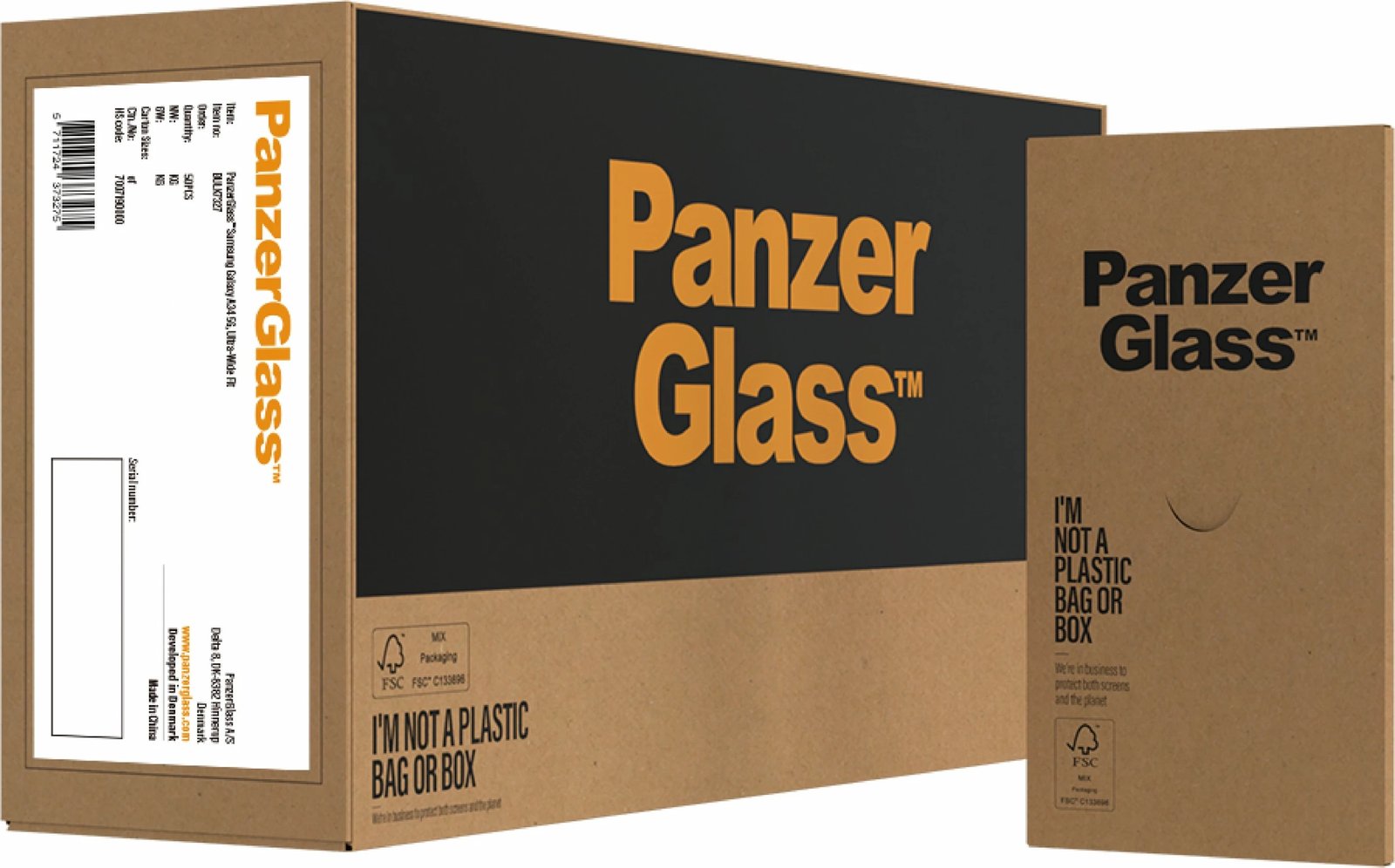 Mbrojtës ekrani PanzerGlass Samsung Galaxy A34 5G, transparent