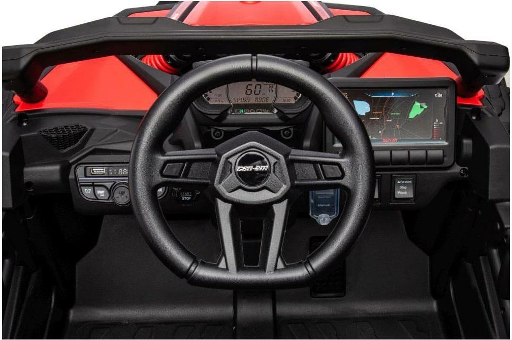 makinë elektrike për fëmijë, BABY MIX, Buggy Hornet, 12V 7Ah, 2x25W, e kuqe