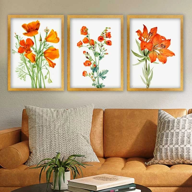 Piktura dekorative me kornizë (3 copë), Wallity, 3AC_12613512_3545