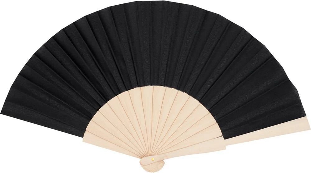 Ventilator dore NEXT, poliester dhe dru, 23 x 40 cm, i zi