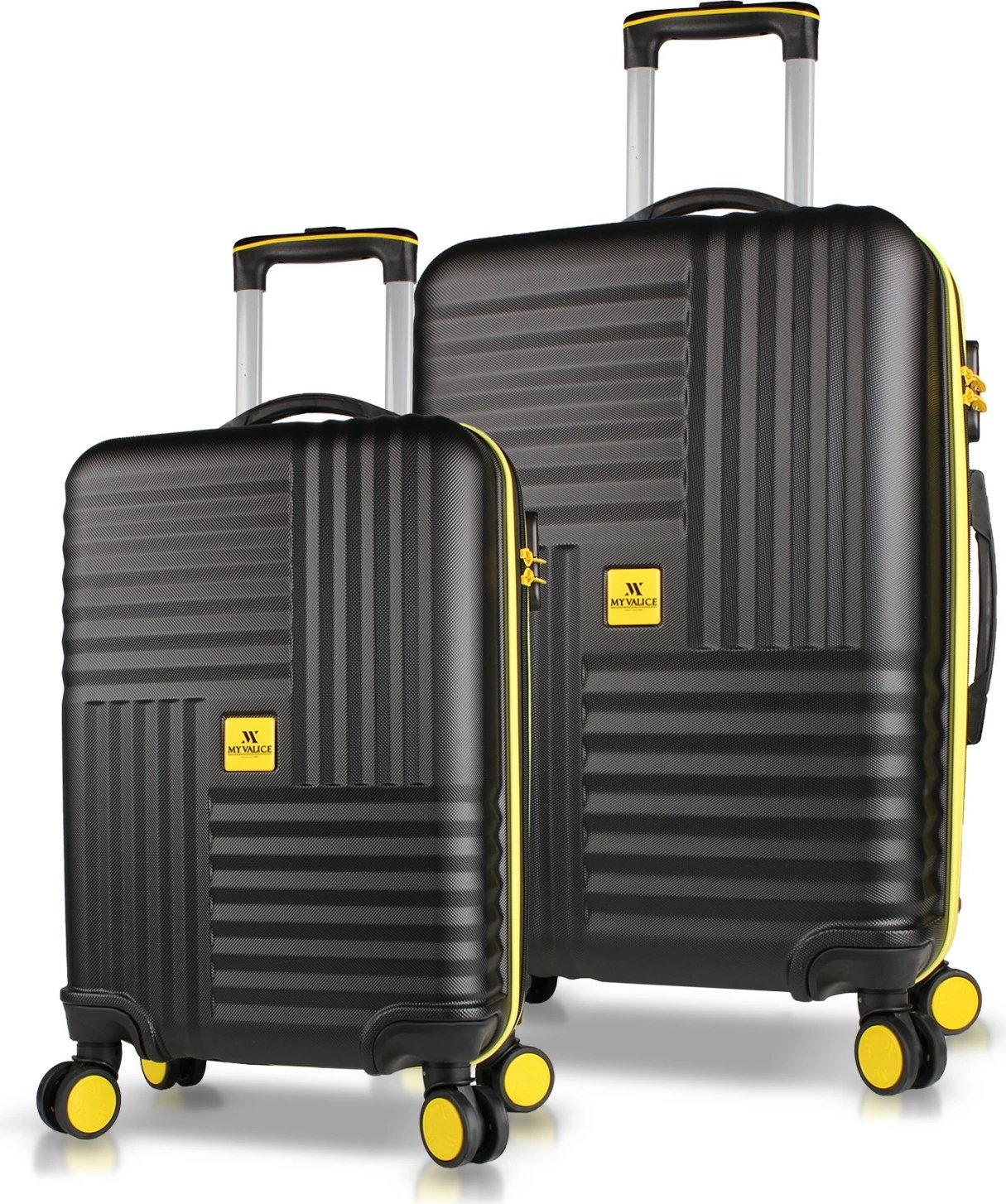 Set valixhesh (2 copë), Zoozie Bags, 8180, ngjyrë e zezë