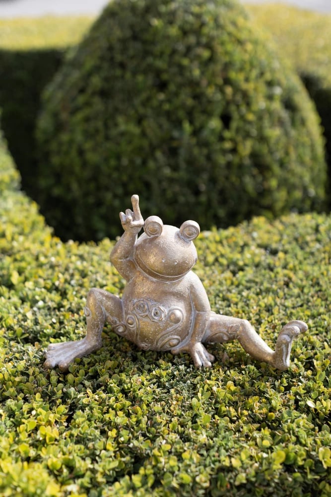 Dekor bretkose për yoga, ngjyrë ari, 32x14x20 cm