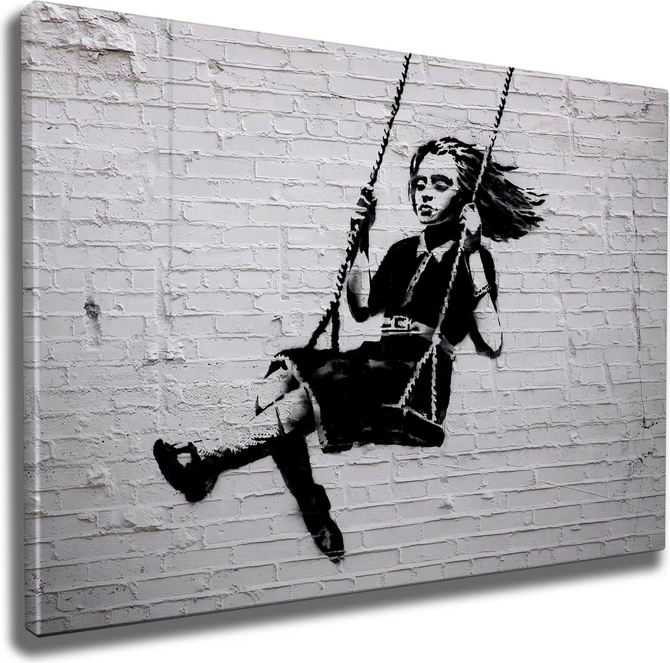 Pikturë dekorative në kanavacë, Banksy, shumëngjyrëshe, WY07, 50x70cm