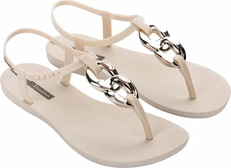 Sandale flip-flop për femra Ipanema, bezhë