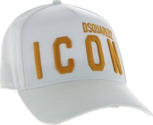 Kapelë Dsquared2 për meshkuj, e bardhë