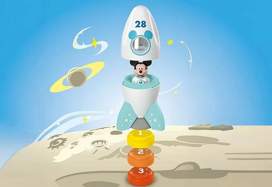 Set lodrash Playmobil Junior Disney Mickey Mouse Cosmic Adventure, 5 pjesë