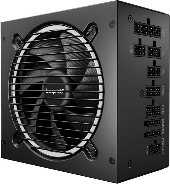 Kasë Be quiet! Pure Power 13 M 750W, ATX 3.1, 80 PLUS Gold, modulare, e zezë Kasë Be quiet! Pure Power 13 M 750W, ATX 3.1, 80 PLUS Gold, modulare, e zezë