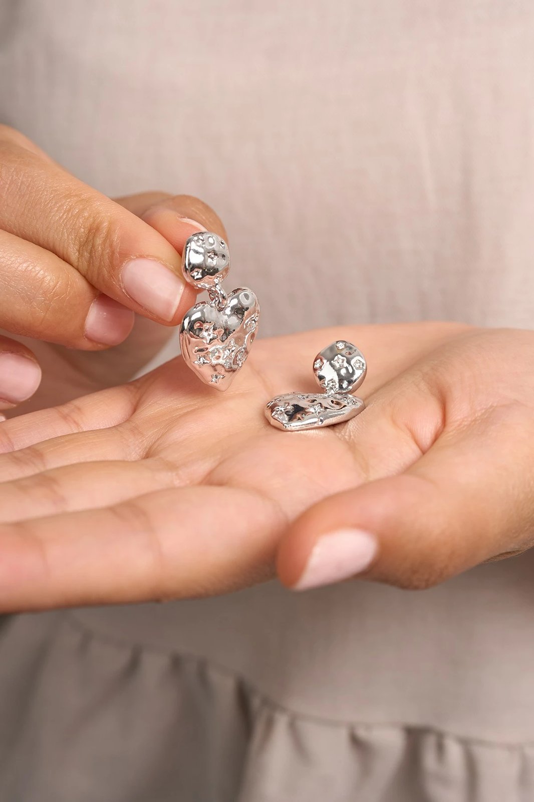 Vathë metalik ngjyrë argjendi, Elika, ELKGC68344