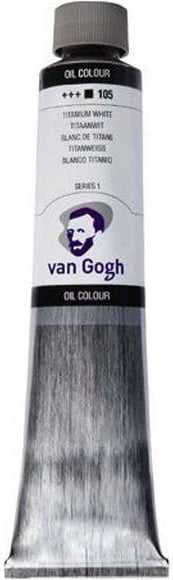 Ngjyrë vaji Talens van Gogh 105, Titanium White, 20ml