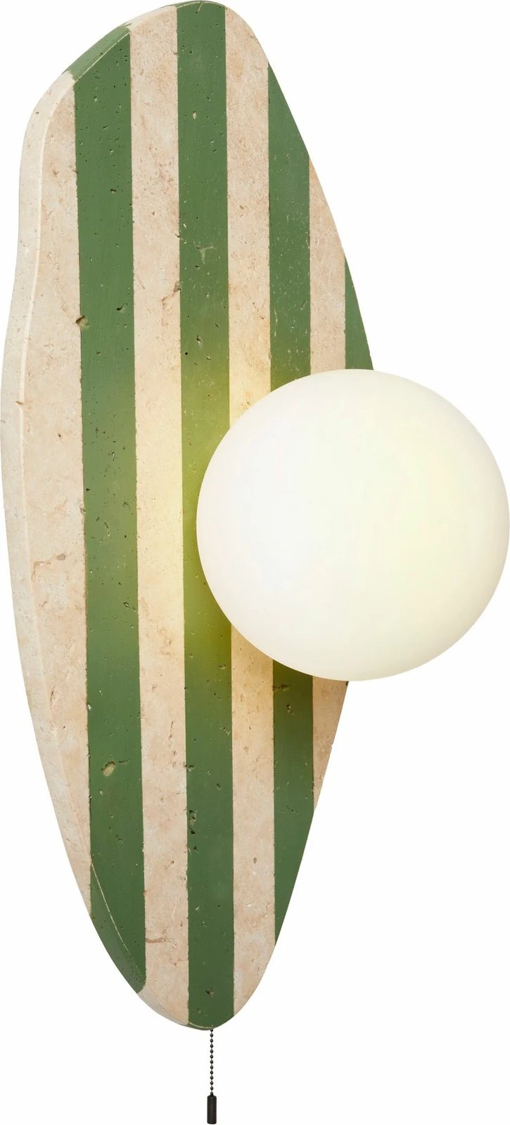 Llambë muri Opviq, ngjyrë bezhë, e bardhë, e gjelbër, TRAVERTINE BODY