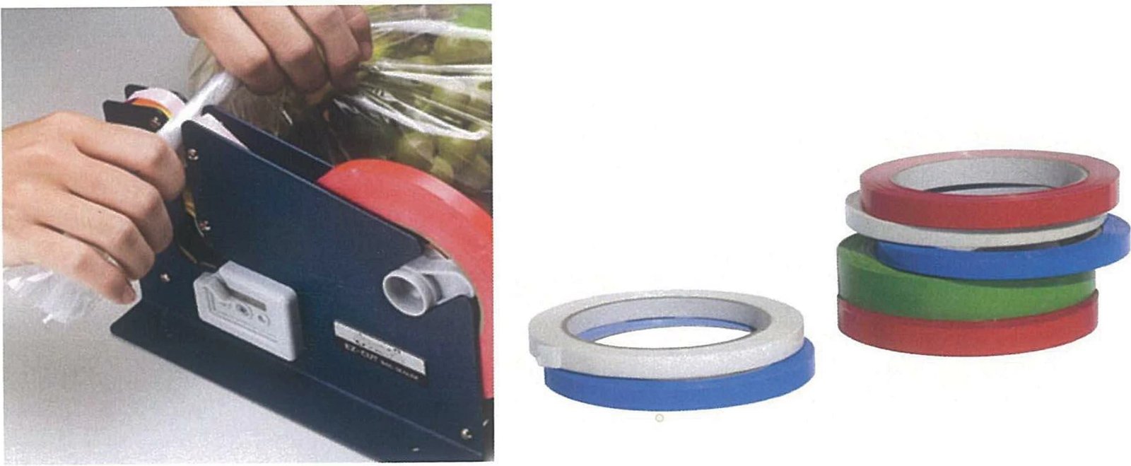 Makinë mbyllëse qesesh NEXT me shirit ngjitës