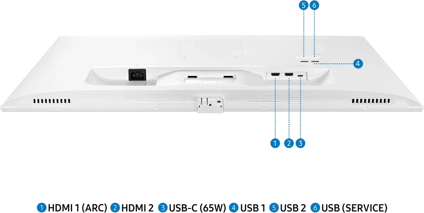 Monitor Samsung M70D 32", 4K Ultra HD, LED, i zi