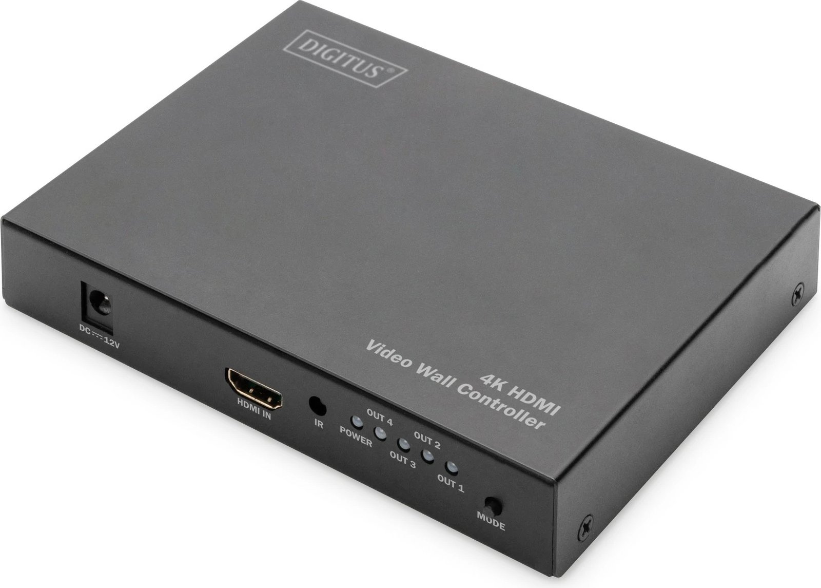 Kontrollues video wall Digitus 4K HDMI, 2x2, metal, i zi