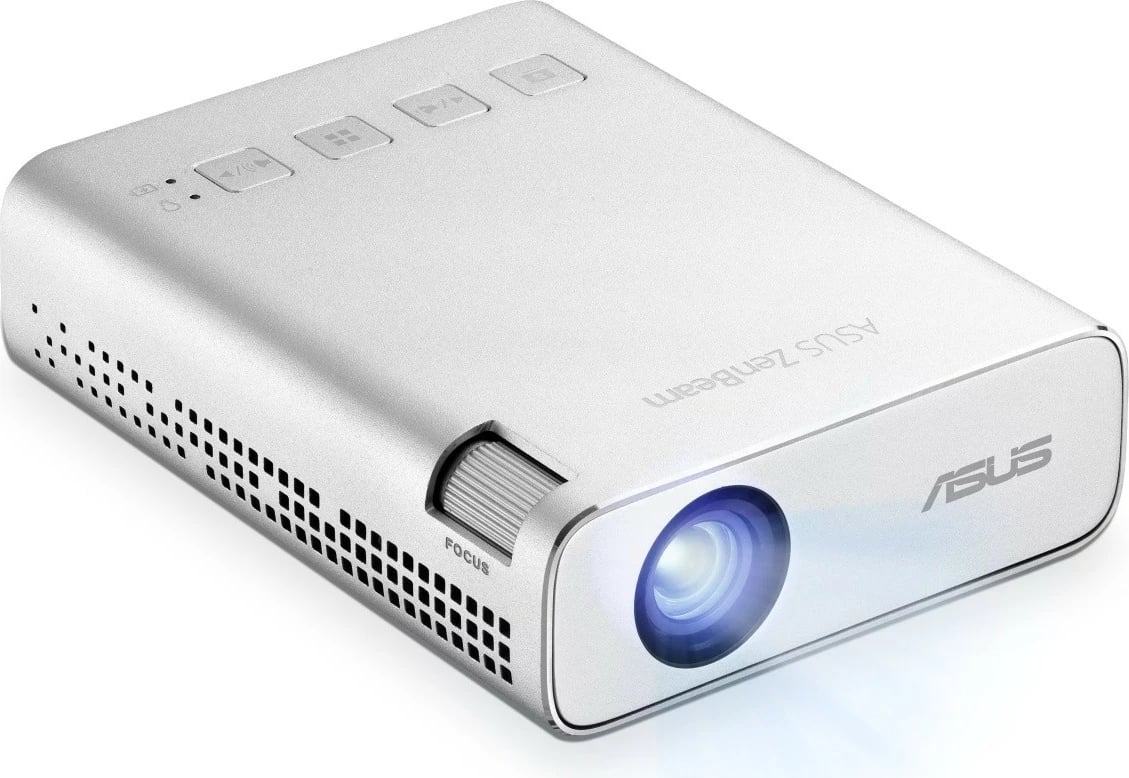 Projektor Asus ZenBeam E1R, 854x480, 200 lumens, WiFi, Powerbank, Argjendtë