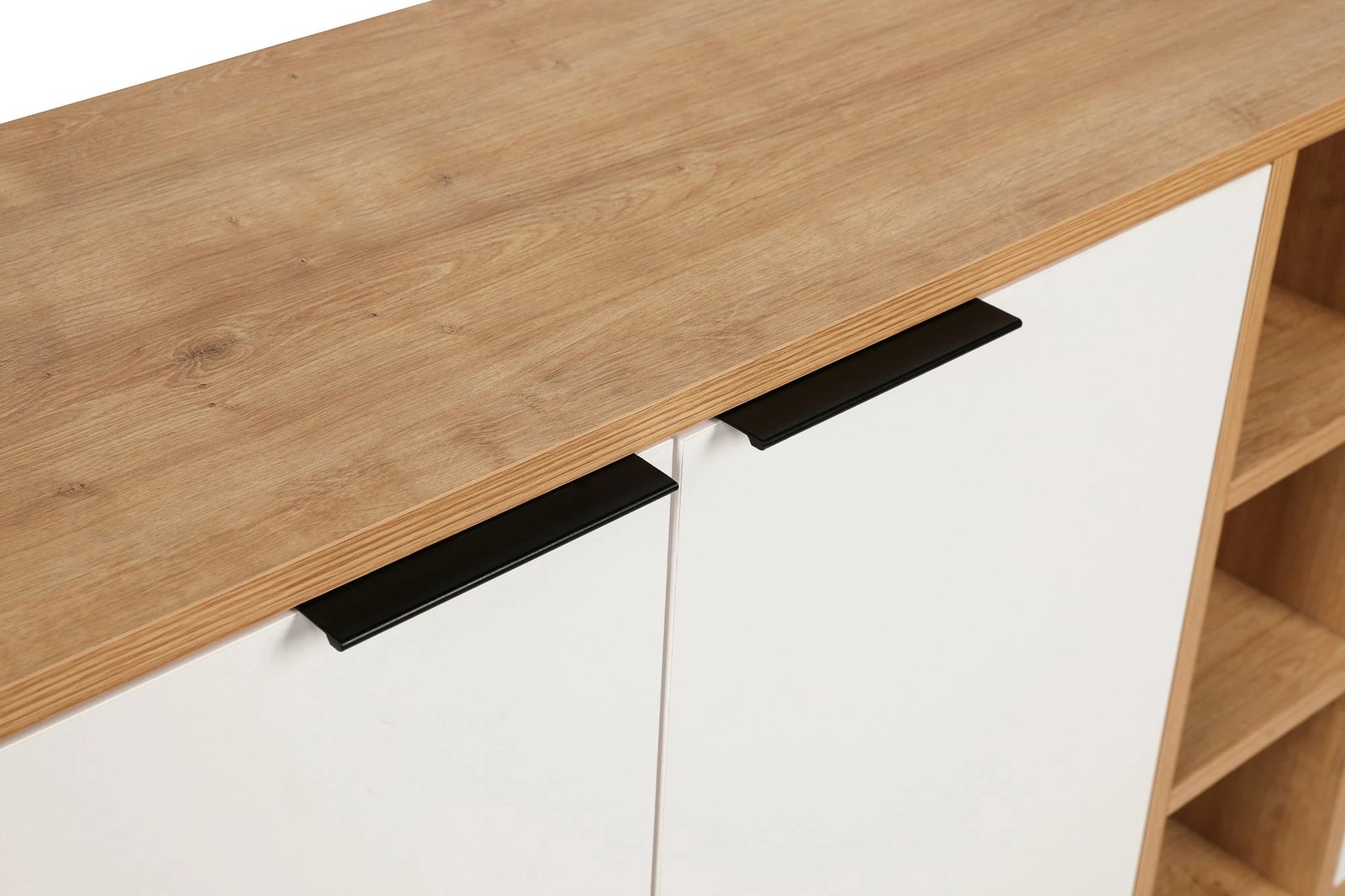 Konsol Skye Decor, Clara, ngjyrë lisi dhe e bardhë