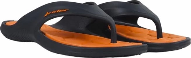 Flip-flop për meshkuj Rider, zi-portokalli