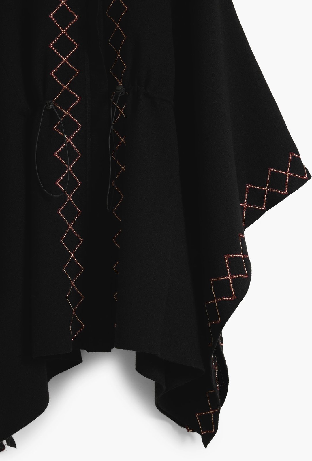 Poncho DESIGUAL Aldama për femra, e zezë