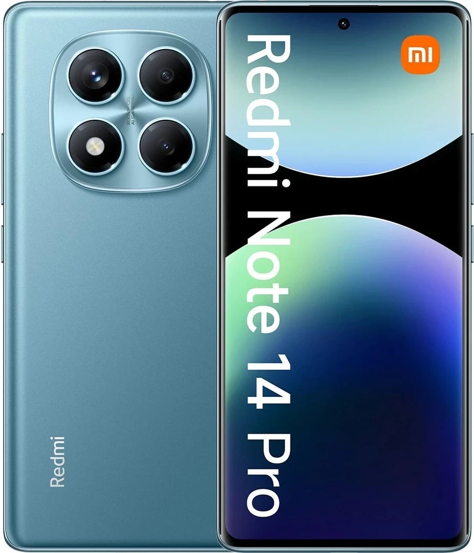 Celular Xiaomi Redmi Note 14 Pro, 6.67", 8+256GB, i kaltër